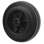 Budget Black Rubber Caster Wheels