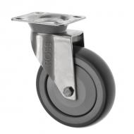 SSL Series Light Duty Stainless Steel Casters Rubber Wheel