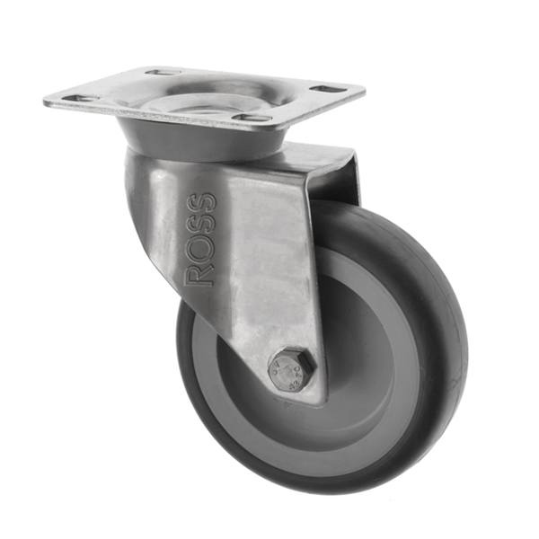 SSL Series Light Duty Stainless Steel Casters Thermoplastic Rubber Wheel