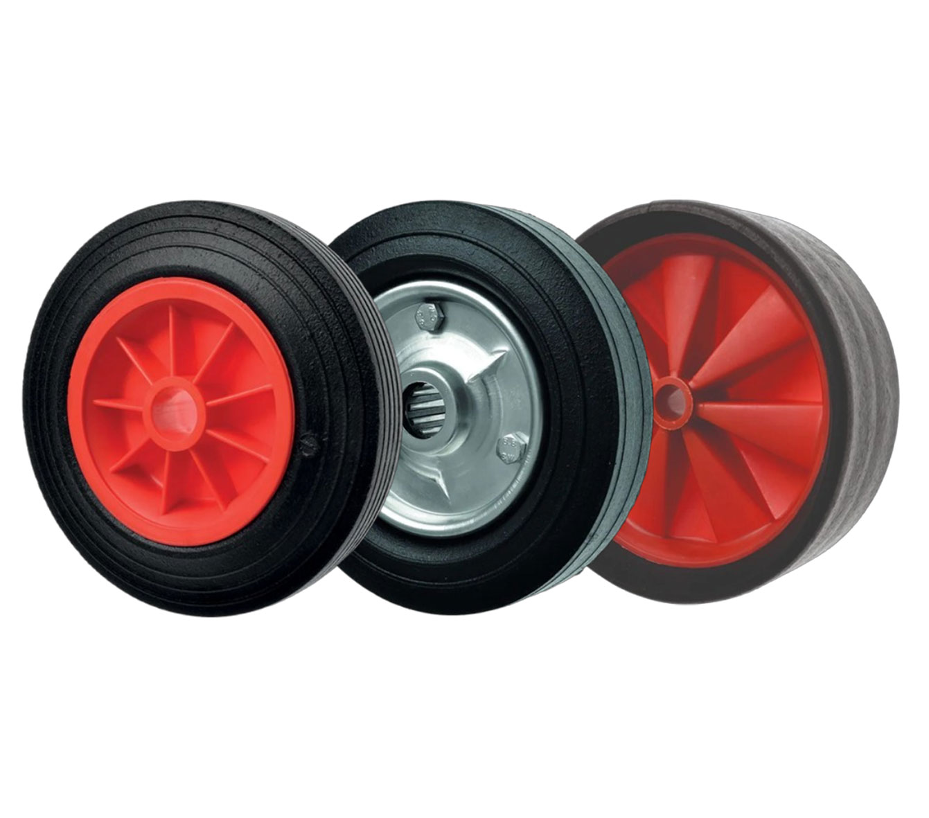 Rubber Trolley Wheels