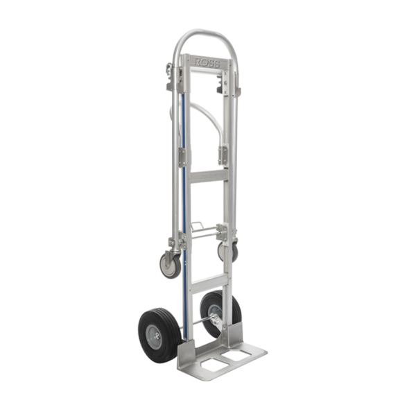 2 Position Aluminium Sack Truck with Puncture Proof Wheels 300kg Capacity