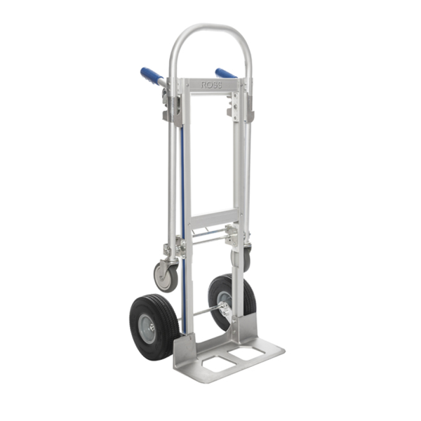 2 Position Aluminium Sack Truck with Puncture Proof Wheels 300kg Capacity