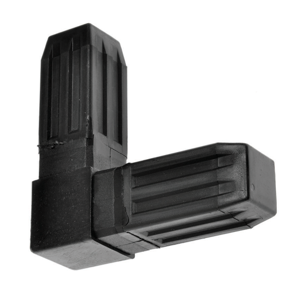 25mm Square Tube System Connectors 2 Way
