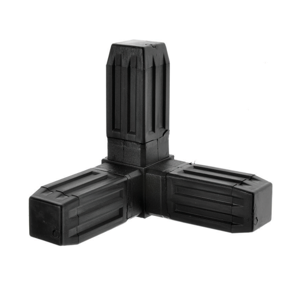 25mm Square Tube Connectors for Metal Tube 3 Way