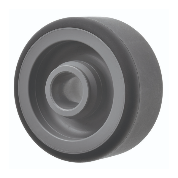 80mm Medium Duty Grey Polyurethane Wheel
