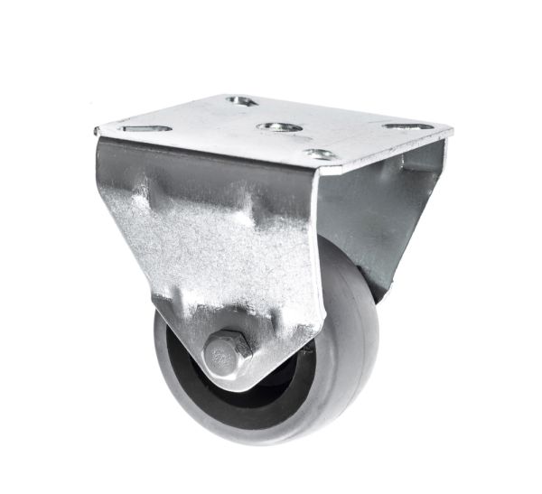 50mm Fixed Castor with rubber wheel