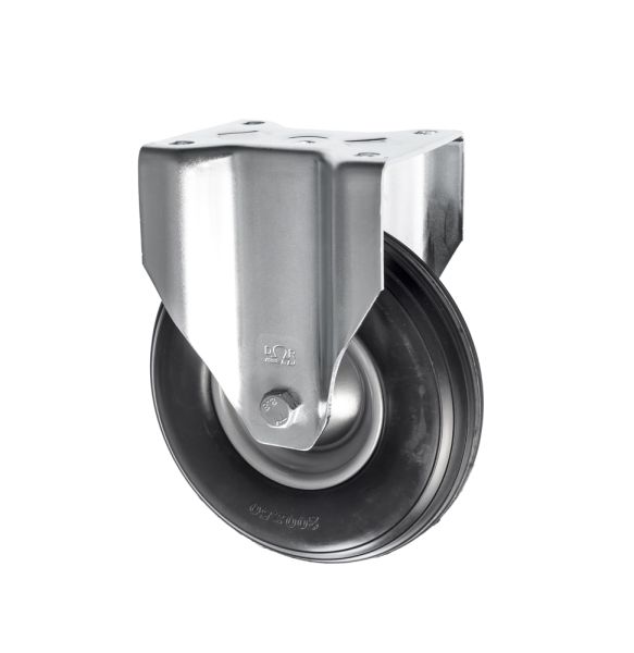 200mm Puncture Free Fixed Castor Top Plate
