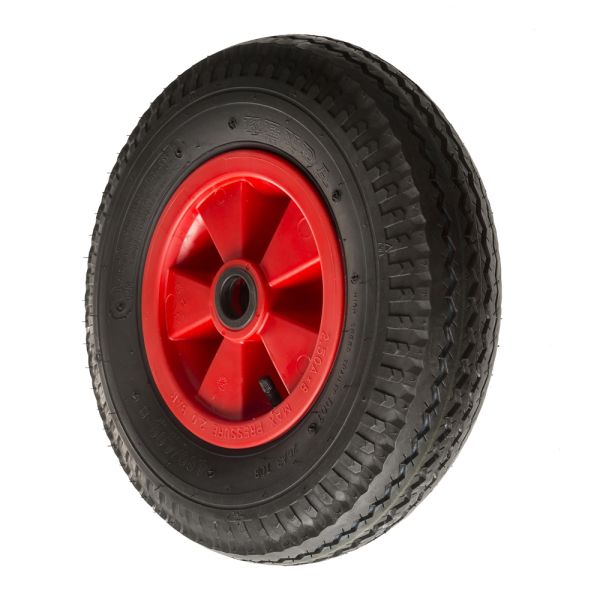 400mm Pneumatic Wheels Bore Diameter 25.4mm