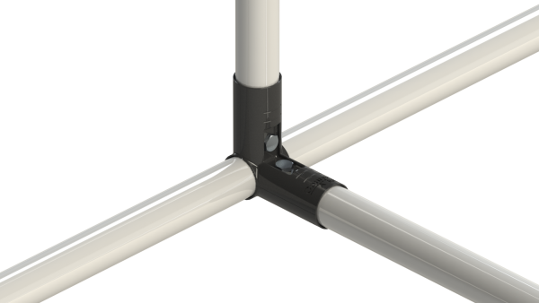 Metal Corner Joints Black 65mm Length