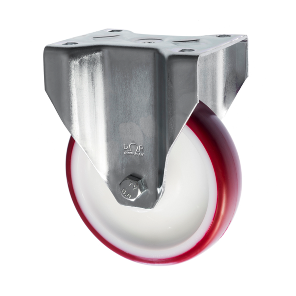 200mm Fixed Castor Polyurethane Wheel