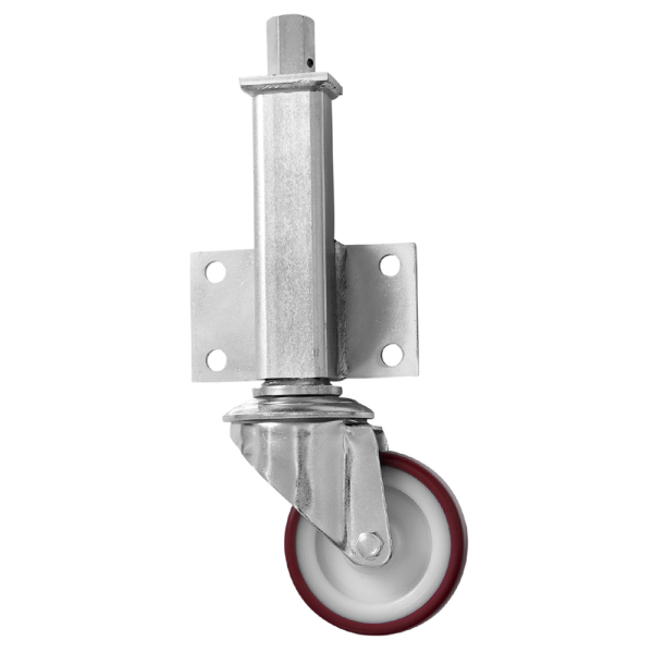 JA 80mm Medium Duty Jacking Castor Polyurethane Wheel 150kg Load