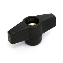 Through Thread Wing Knob M8 x 40mm Diameter