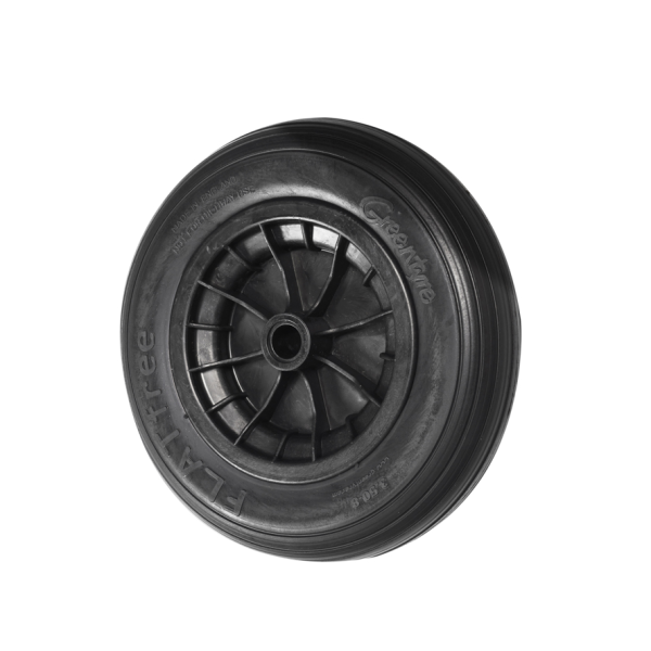 350mm Pneumatic Puncture Proof Wheel with black plastic centre