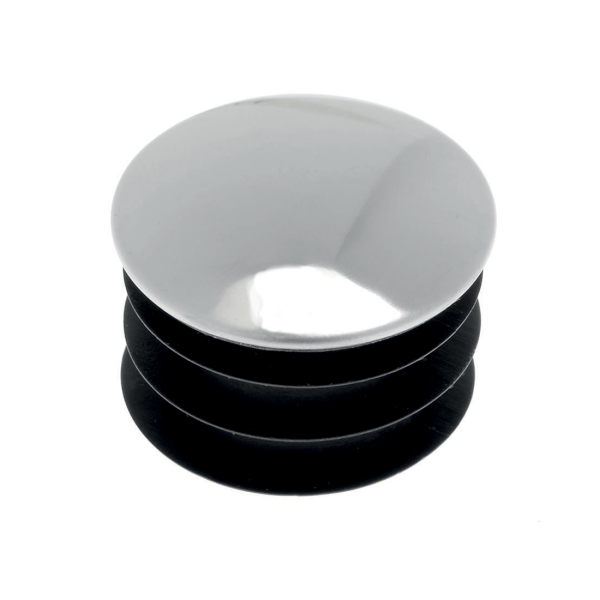 25mm Round Chrome Effect Insert