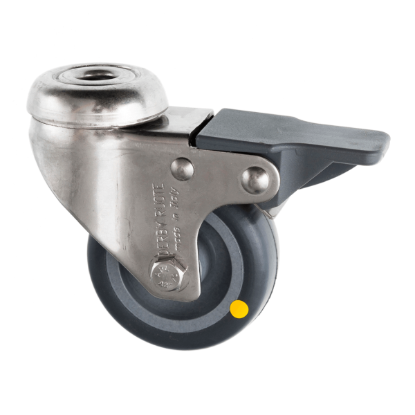 60mm Bolt Hole Fitting Swivel Castors