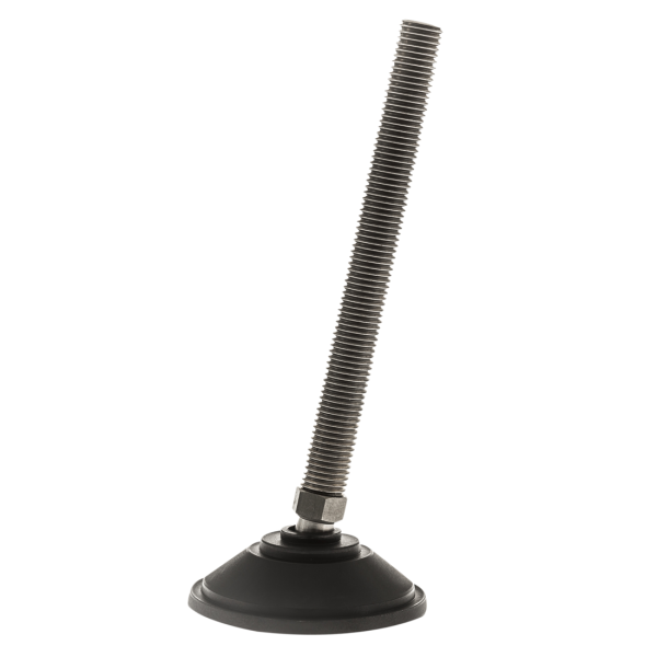 Stainless Steel Adjustable Feet 100mm Dia. M24 x 200mm