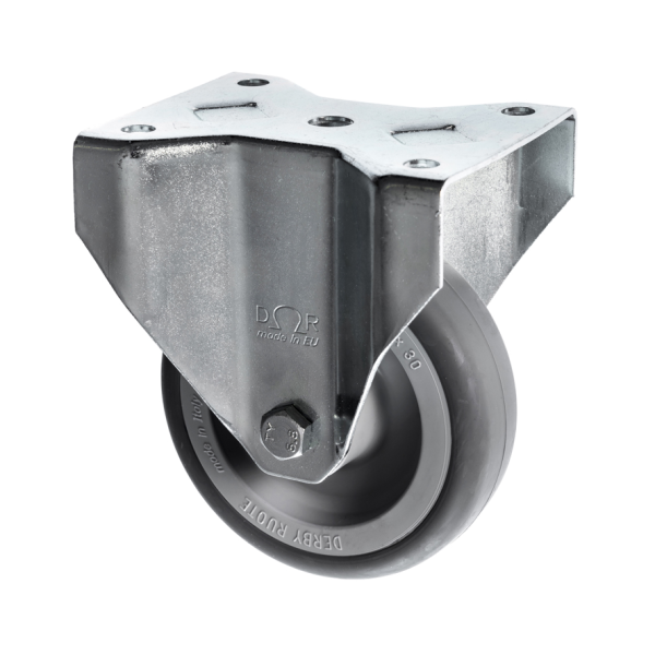 80mm Thermoplastic Rubber Wheel Fixed Castors