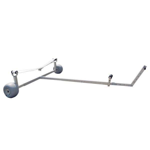 WheelEEZ Boat Trailer with 42cm Polyurethane Beach Wheels