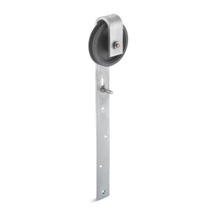 Sliding Door Bracket and Wheel V-Grooved Cast Iron Wheel 140mm 