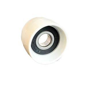 Polyurethane Guide Roller 38mm Diameter 12mm Ball Bearing