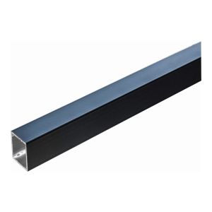 Black Aluminium Tube 3m Box Section 
