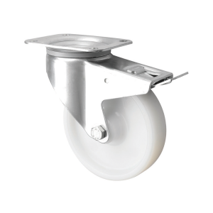 80mm Swivel Braked Castors Nylon Wheel
