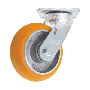 CC Apex Kingpinless Swivel Castor – Extended Lead with 125mm Ergonomic Donut Wheel (362kg Load Capacity)