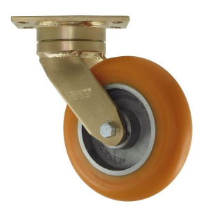 CC Apex Maintenance-free Swivel Castor – Heavy Duty, 203mm Ergonomic Donut Wheel with Ball Bearings (544kg Load Capacity)