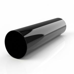 Round Steel Tube Black 2m Length 28mm Dia. 