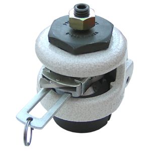 50mm Footmaster Levelling Castor - Stem Fitting with Ratchet Adjustment