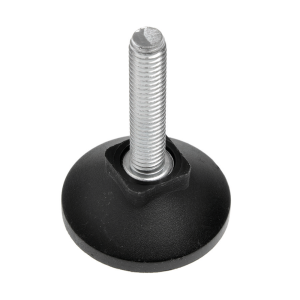 M8 x 37.5 Rigid Adjustable Foot 38mm Dia.