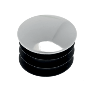 25mm Round Chrome Effect Insert