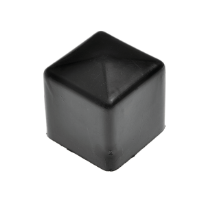 19 x 19mm Square Black Plastic Ferrule