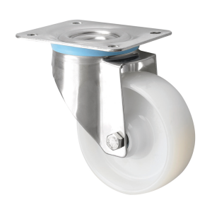 125mm Swivel Stainless Steel Castor Nylon Wheel 