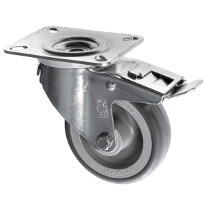 Thermoplastic Rubber Castors with Brake