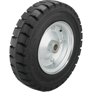 405mm Heavy Duty Super-Elastic Solid Rubber Wheel 25mm Bore 950kg