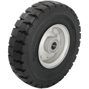 525mm Heavy Duty Super-Elastic Solid Rubber Wheel 45mm Bore 1885kg