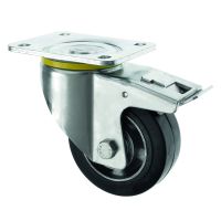 Rubber Castors Swivel and Brake 5000 Series 