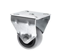 Fixed Castors Non Marking Rubber Wheel