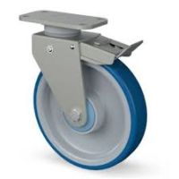 Polyurethane AGV Castors Braked