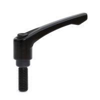Male Metal Adjustable Indexed Clamping Handle, Heavy Duty