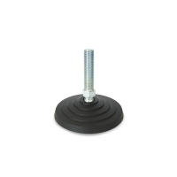 M20x200-Stainless Steel Rigid Adjustable Feet 60mm Diameter