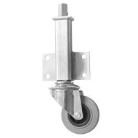 Swivel Jacking Castors with Rubber Wheel