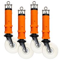 5 Tonne Super Heavy Duty Jacking Castor Set (4 Units)