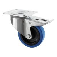 Rubber Castor with Brake