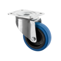 Swivel Blue Rubber Castor