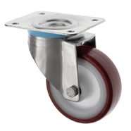 Swivel Stainless Steel Castor Polyurethane Wheel