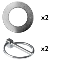 Lynch Pins and Washer 2pk for Axles and Wheels
