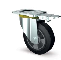 Rubber Castors with Directional Lock 5000 Series