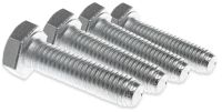 Four Pack of M12 X 40 Stainless Steel Threaded Bolts